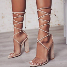 Load image into Gallery viewer, 2019 High Heels Sandals Women Pumps PVC Transparent Women Heels Fashion Shoe Women Casual Waterproof Sandalia Feminina WFQ88