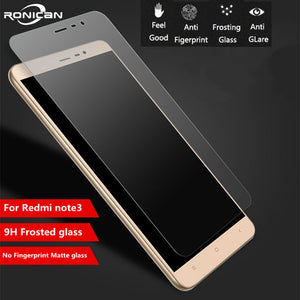 RONICAN 9H Frosted Tempered Glass For XiaoMi RedMi Note 3 pro Note3 5.5" Screen Protector No Fingerprint Matte Glass Protective