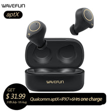 Load image into Gallery viewer, Wavefun XPods 3 Bluetooth Earphone HIFI aptX Headphones IPX7 Wireless Headphones Touch Control Wireless Earphones Bluetooth 5.0