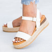 Load image into Gallery viewer, Women Sandals 2019 Wedges Shoes For Women High Heels Sandals Chaussures Femme Patform Sandals Summer Shoes Female Flip Flop Plus