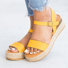 Load image into Gallery viewer, Women Sandals 2019 Wedges Shoes For Women High Heels Sandals Chaussures Femme Patform Sandals Summer Shoes Female Flip Flop Plus