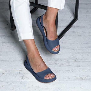 Women Sandals New Female Shoes Woman Summer Buckle Strap Comfortable Sandals Ladies Slip-on Flat Sandals